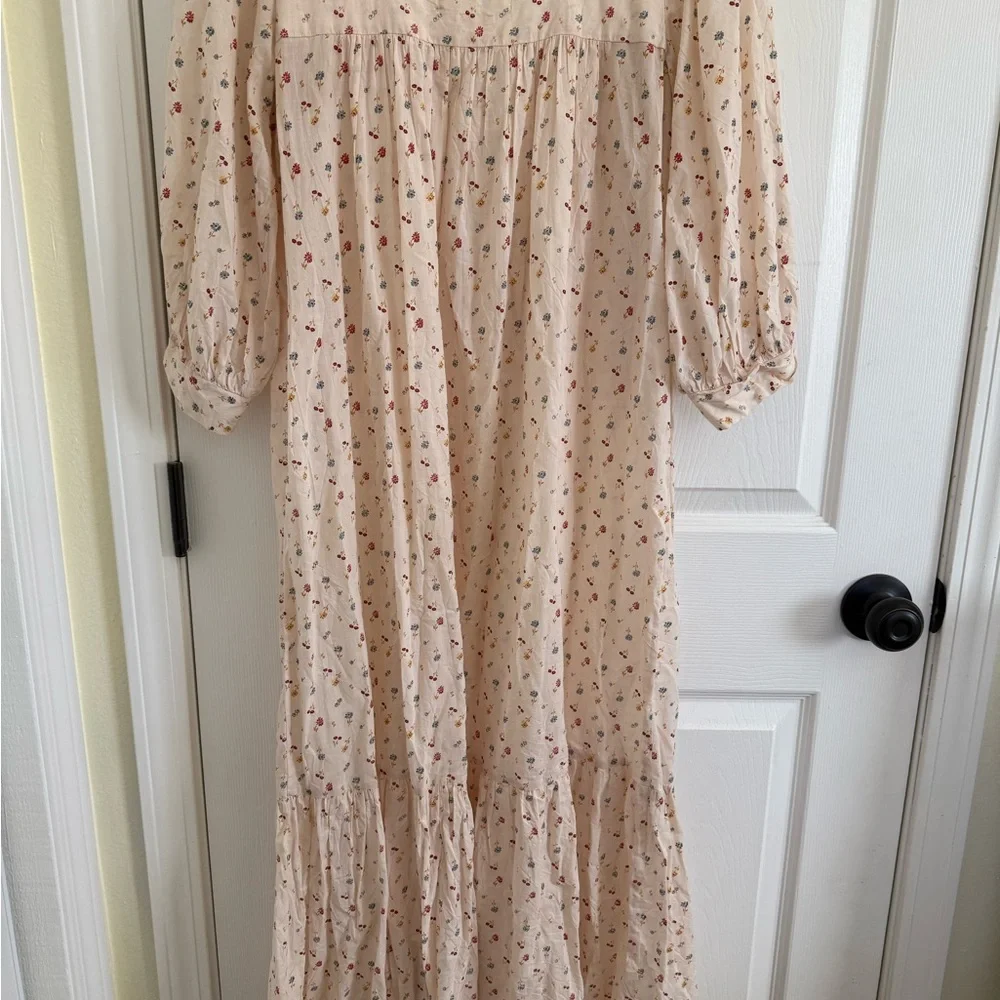 Christy Dawn Bianca Floral Cream Dress SZ P-XS - Picture 5 of 7